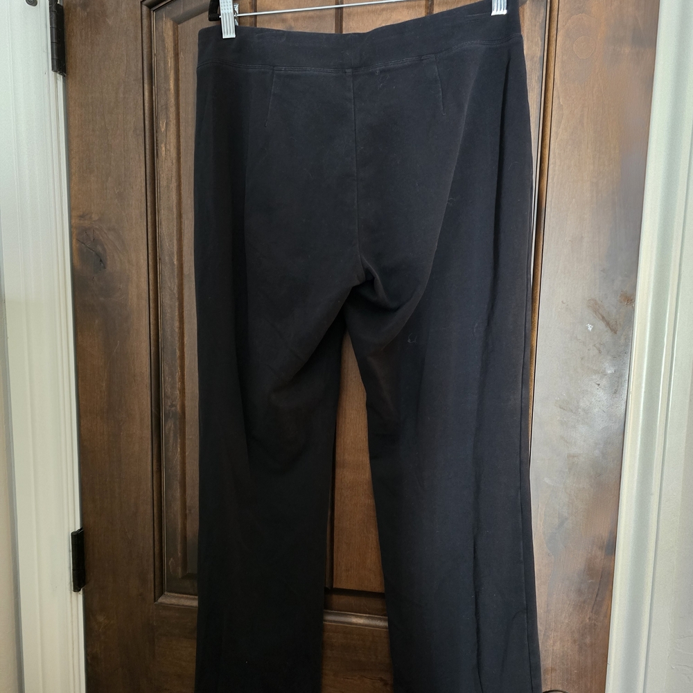 Eileen Fisher Black Wide Leg Pants - Picture 3 of 4